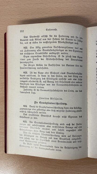 Buch <br><b>Schweizerisches Zivilgesetzbuch von 1907</b> - Image 7