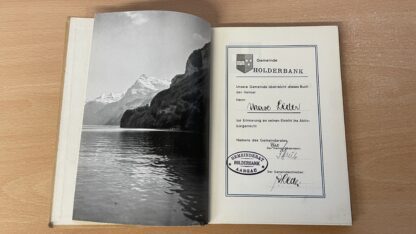 Buch <br><b>Antikes Buch "Meine Heimat" Holderbank, Aargau, Rarität!</b> - Image 2