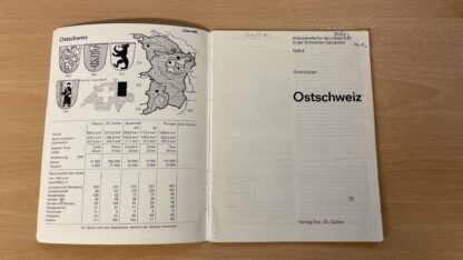 Buch <br><b>Ostschweiz Heft 8 - Arbeitsheft Geografie - Rarität!</b> - Image 2