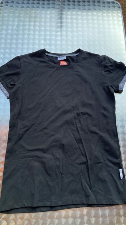 T-Shirt <br><b>Schwarzes Edelvetica T-Shirt, Edelweiss Antrazit , M - NEU!</b>