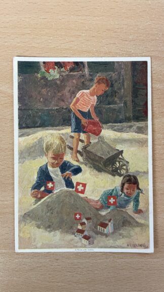 Antik <br><b>Alte Ansichtskarte Bundesfeier 1937</b>