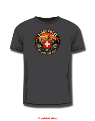 T-Shirt <br><b>EIDGENOSSE <br>MIT HERZ UND STOLZ</b>