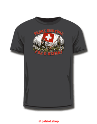 T-Shirt <br><b>FAHNE UND TÖNE <br>FÜR D HEIMAT</b>