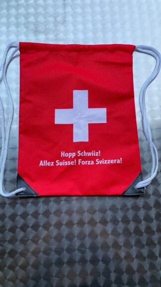 Hypsterbag Turnsack <br><b>Schweizerkreuz Swissness</b>