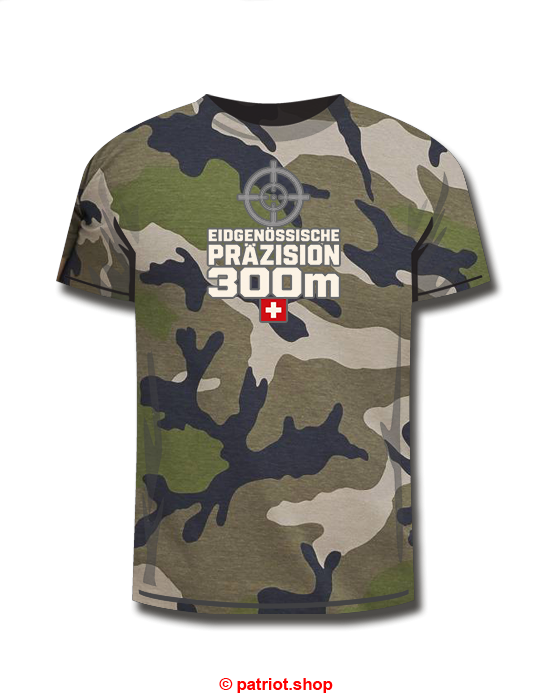 T-Shirt <br><b> EIDGENÖSSISCHE <br> PRÄZISION <br>300m</b> - Image 9