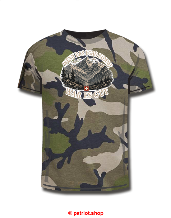 T-Shirt <br><b> WENN DAS ECHO KOMMT <br> WAR ES GUT</b> - Image 9