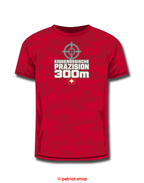 T-Shirt <br><b> EIDGENÖSSISCHE <br> PRÄZISION <br>300m</b> - Image 10