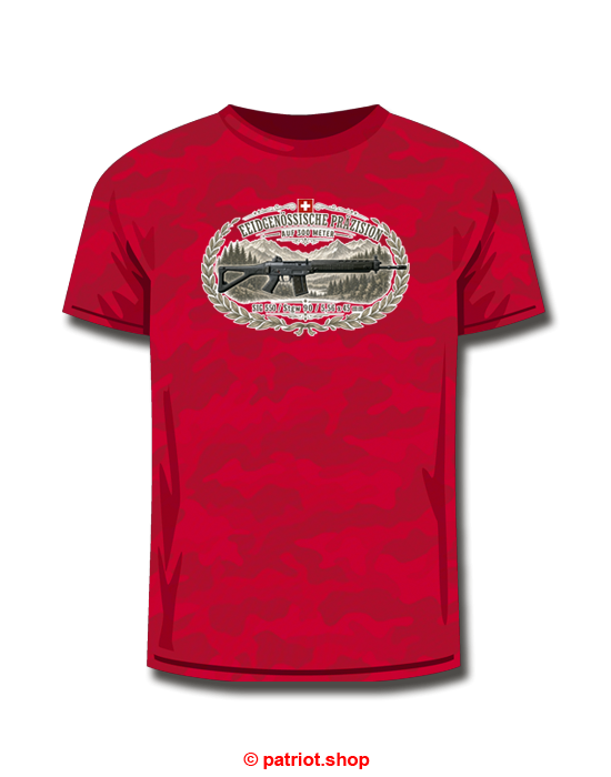 T-Shirt <br><b> EIDGENÖSSISCHE <br> PRÄZISION <br>300m </b><br>SIG 550 - Image 10