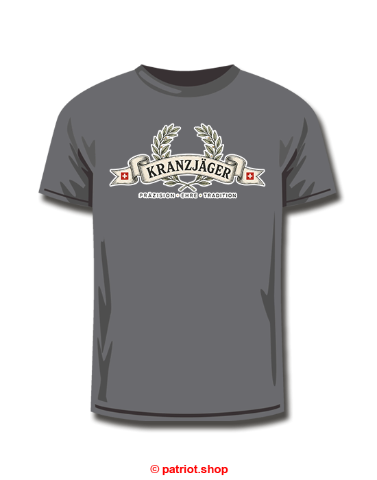 T-Shirt <br><b> KRANZJÄGER </b><br>PRÄZISION EHRE TRADITION - Image 3