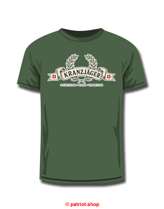 T-Shirt <br><b> KRANZJÄGER </b><br>PRÄZISION EHRE TRADITION - Image 6