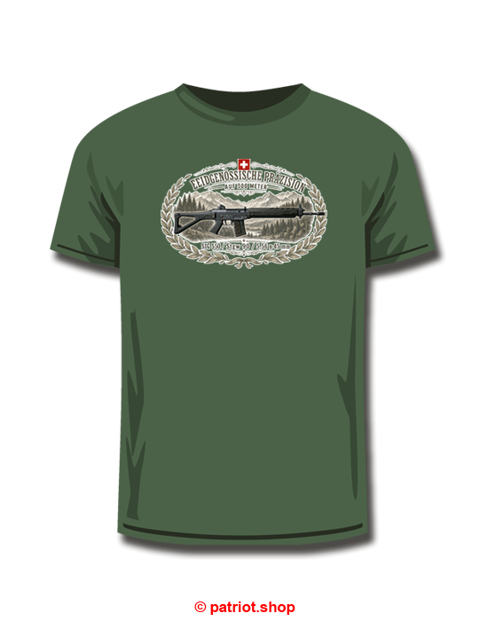 T-Shirt <br><b> EIDGENÖSSISCHE <br> PRÄZISION <br>300m </b><br>SIG 550 - Image 6
