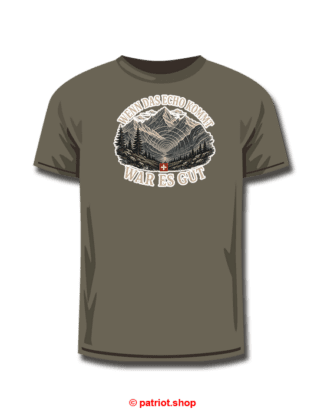 T-Shirt <br><b> WENN DAS ECHO KOMMT <br> WAR ES GUT</b>