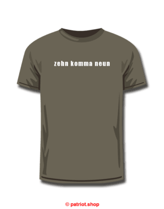 T-Shirt <br><b>zehn komma neun</b>