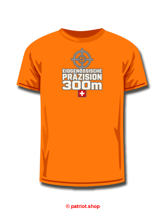 T-Shirt <br><b> EIDGENÖSSISCHE <br> PRÄZISION <br>300m</b> - Image 7