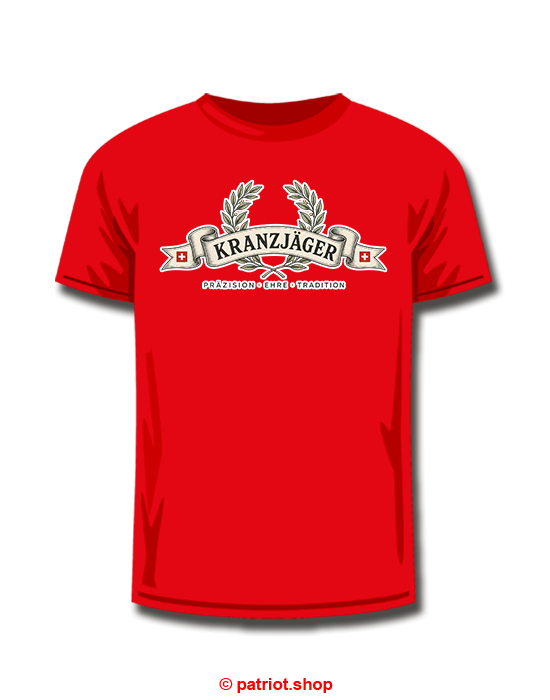 T-Shirt <br><b> KRANZJÄGER </b><br>PRÄZISION EHRE TRADITION - Image 5