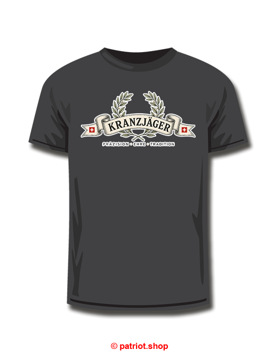 T-Shirt <br><b> KRANZJÄGER </b><br>PRÄZISION EHRE TRADITION - Image 2
