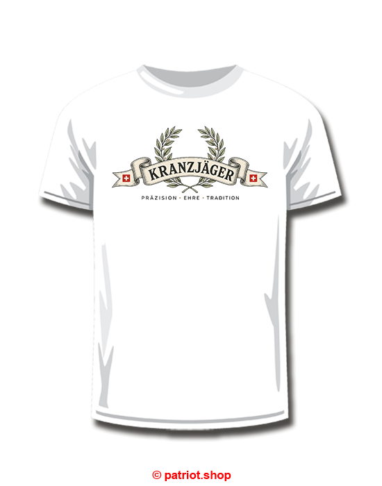 T-Shirt <br><b> KRANZJÄGER </b><br>PRÄZISION EHRE TRADITION - Image 4
