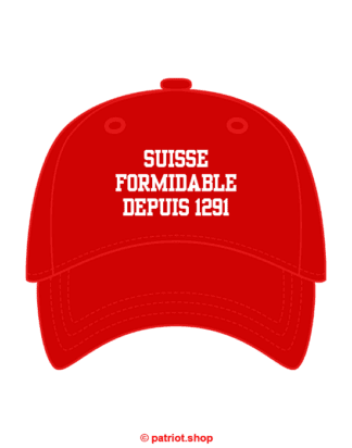 Cap <br><b>SUISSE <br>FORMIDABLE <br>DEPUIS 1291</b>
