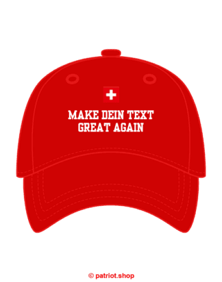 Cap <br><b>CH <br>MAKE DEIN TEXT <br>GREAT AGAIN</b>