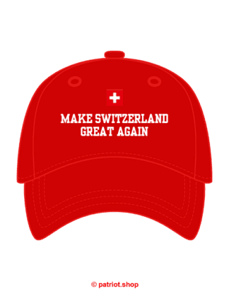 Cap <br><b>CH <br>MAKE SWITZERLAND <br>GREAT AGAIN</b>