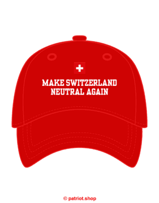 Cap <br><b>CH <br>MAKE SWITZERLAND <br>NEUTRAL AGAIN</b>