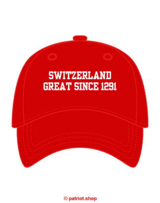 Cap <br><b>SWITZERLAND <br>GREAT SINCE 1291</b>