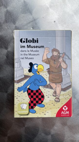 Spiel <br><b>Quartett Spiel Globi im Museum mit 32 Karten</b>