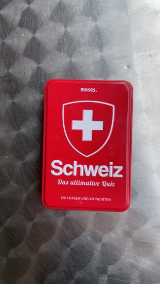 Spiel <br><b>Schweiz Das ultimative Quiz in Blechbox</b>