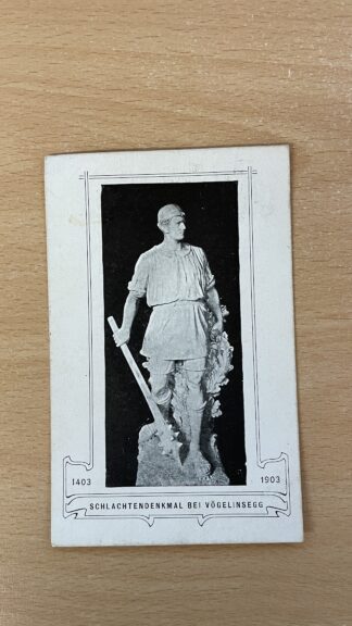 Antik <br><b>Ansichtskarte Schlachtendenkmal Vögelinsegg</b>