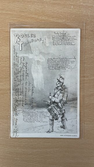 Antik <br><b>Historische Postkarte Roulez Tambours 1903</b>