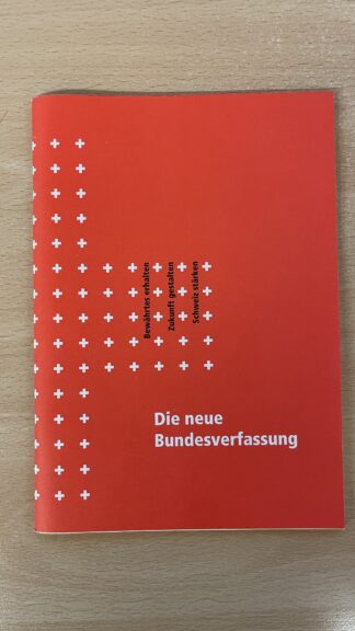 Buch <br><b>Die neue Bundesverfassung 1998 - Spezialausgabe</b>