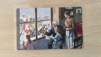 Antik <br><b>Postkarte Grenzbesetzung 1916</b>
