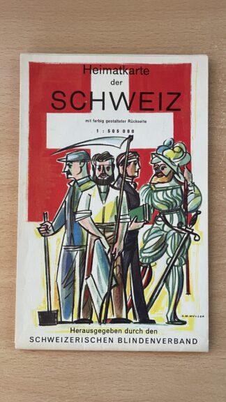 Karte <br><b>Heimatkarte der Schweiz, Faltkarte 1:505000</b>